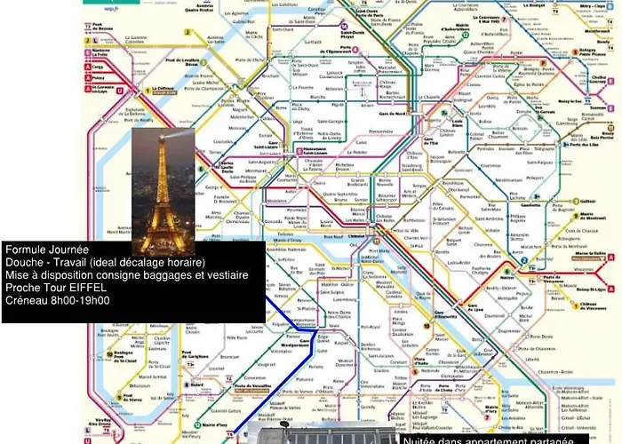 Eiffel Citea Dayroom Espace Paris Sans Nuitee Et Chambre Partagee Chatillon Nuitee -- Repos Journee Ou Espace Travail 8-19H Proche Tour Eiffel Ou Usage Bureau A L\'Heure En Journee -- Nuitee Chatillon Avenue Paris