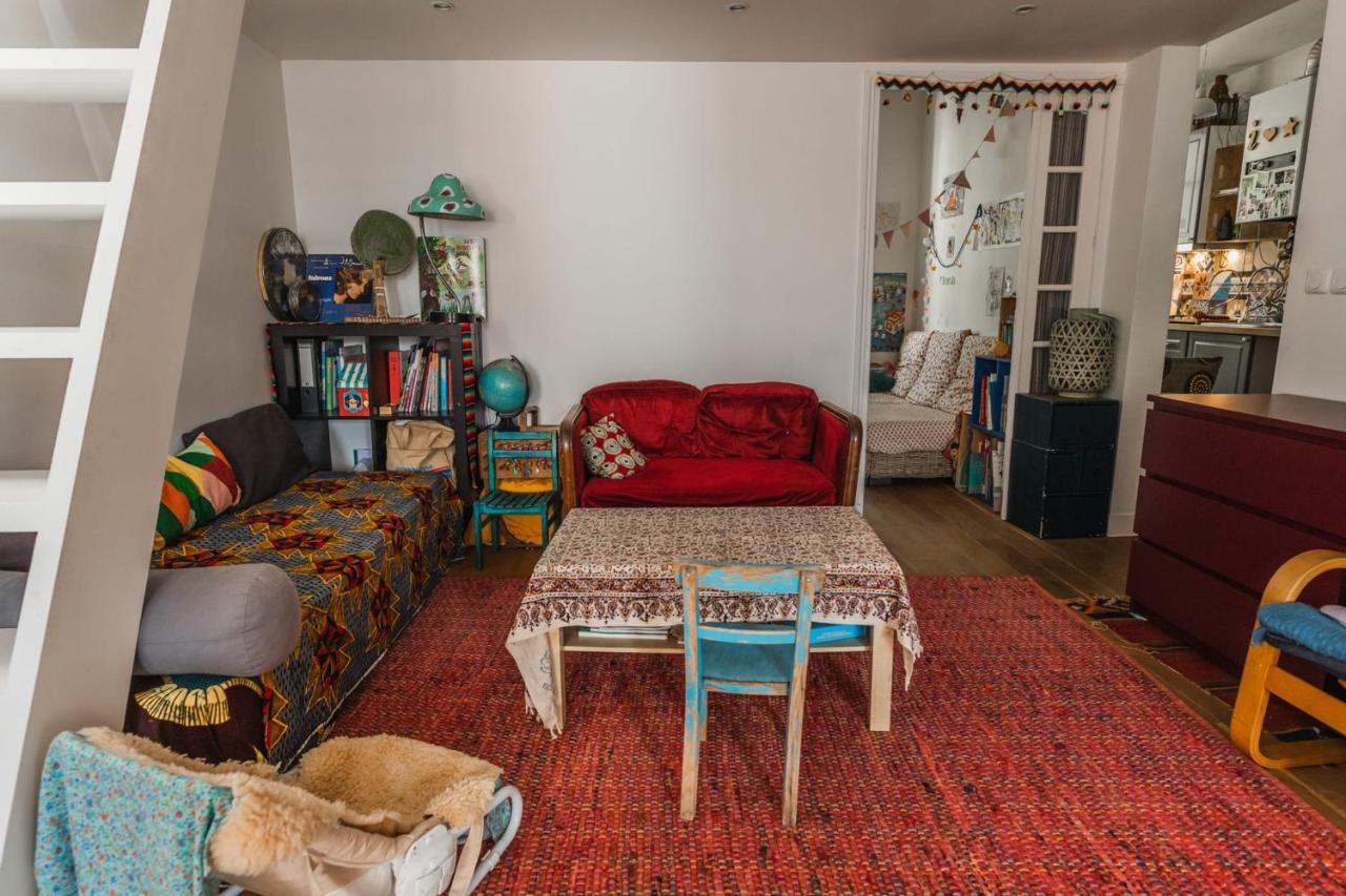 Apartment Bright Atypical Duplex In Menilmontant Paris