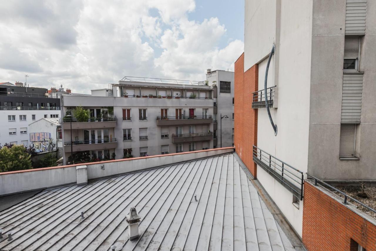 Bright Atypical Duplex In Menilmontant