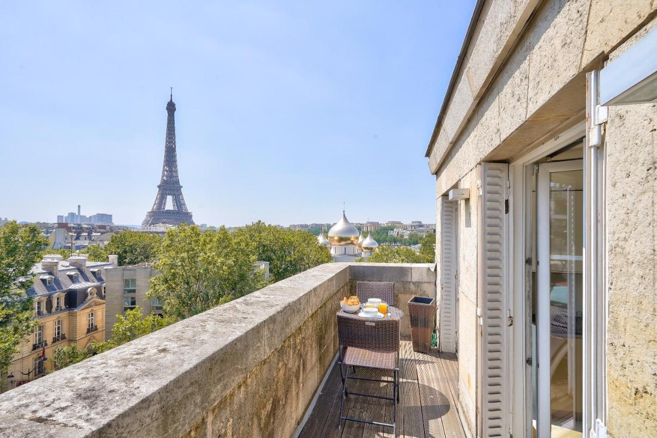 Designed With Ac-terrasse Vue Tour Eiffel * Paris