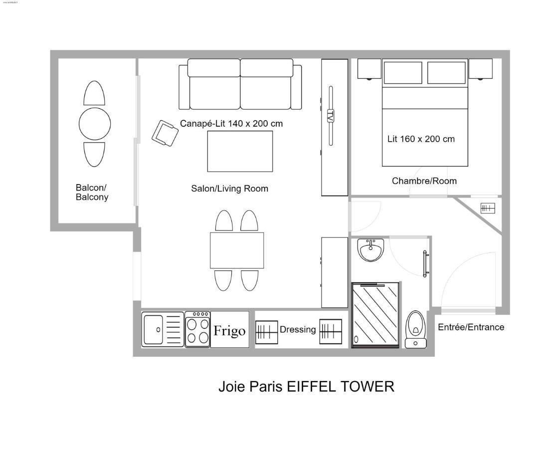 Apartamento Joie Tour Eiffel *