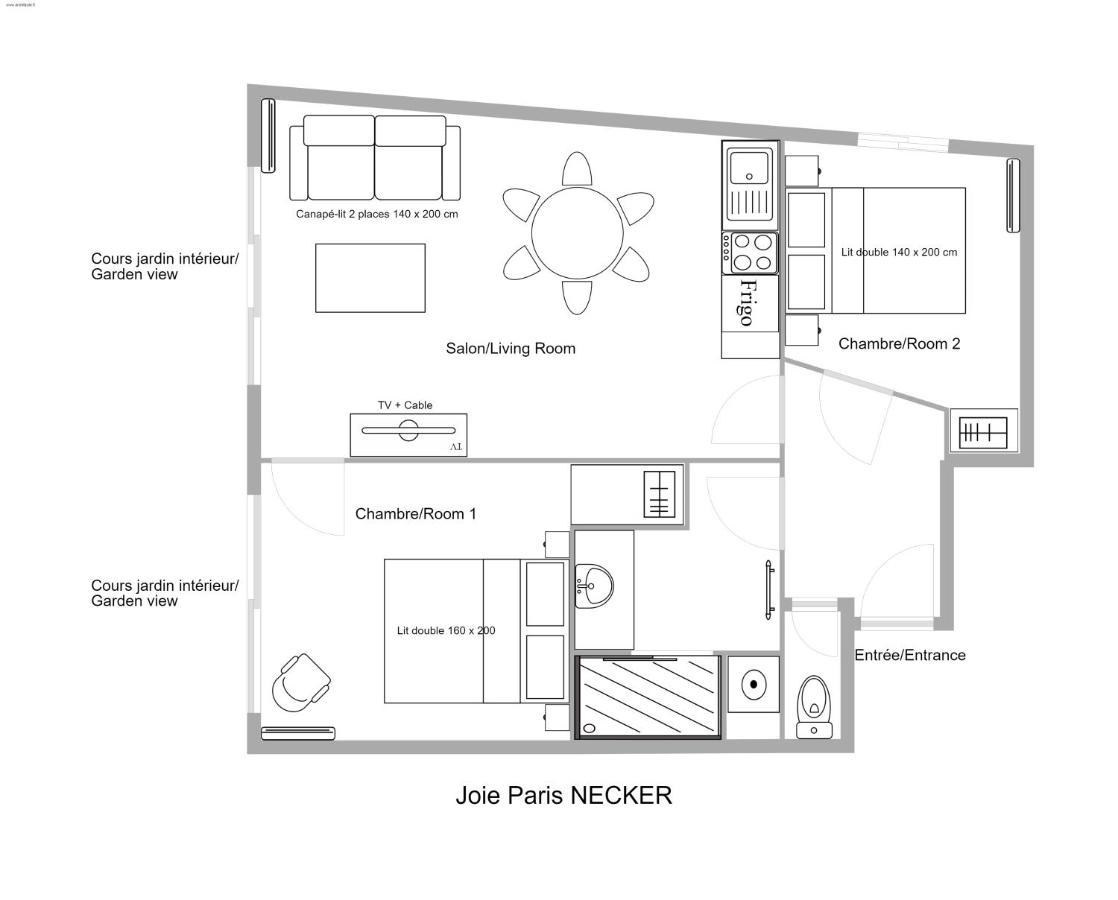Apartment Joie Paris Bargue Paris
