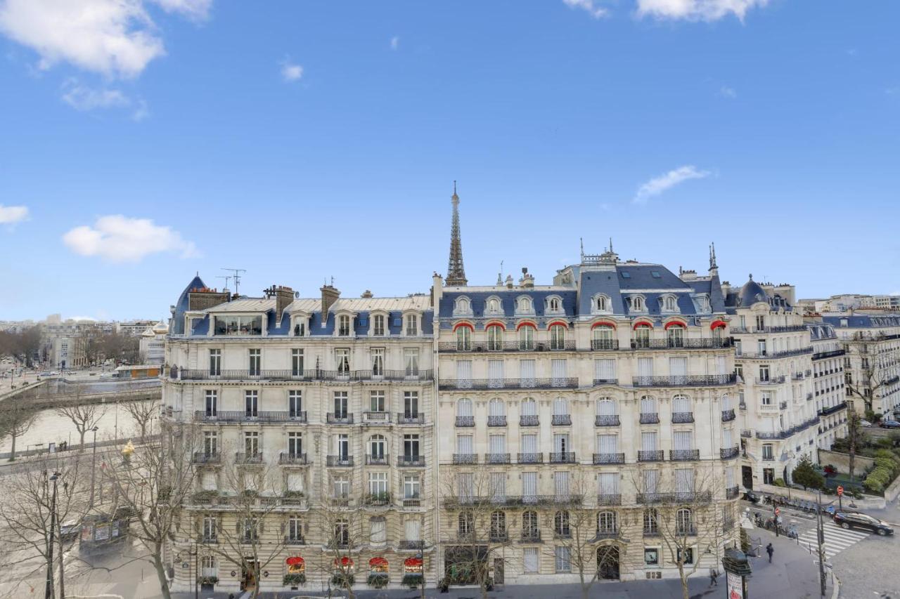 Apartamento Delightful Studio With Eiffet Tower View Close To Champs Elysee Avenue & Alma Bridge Paris
