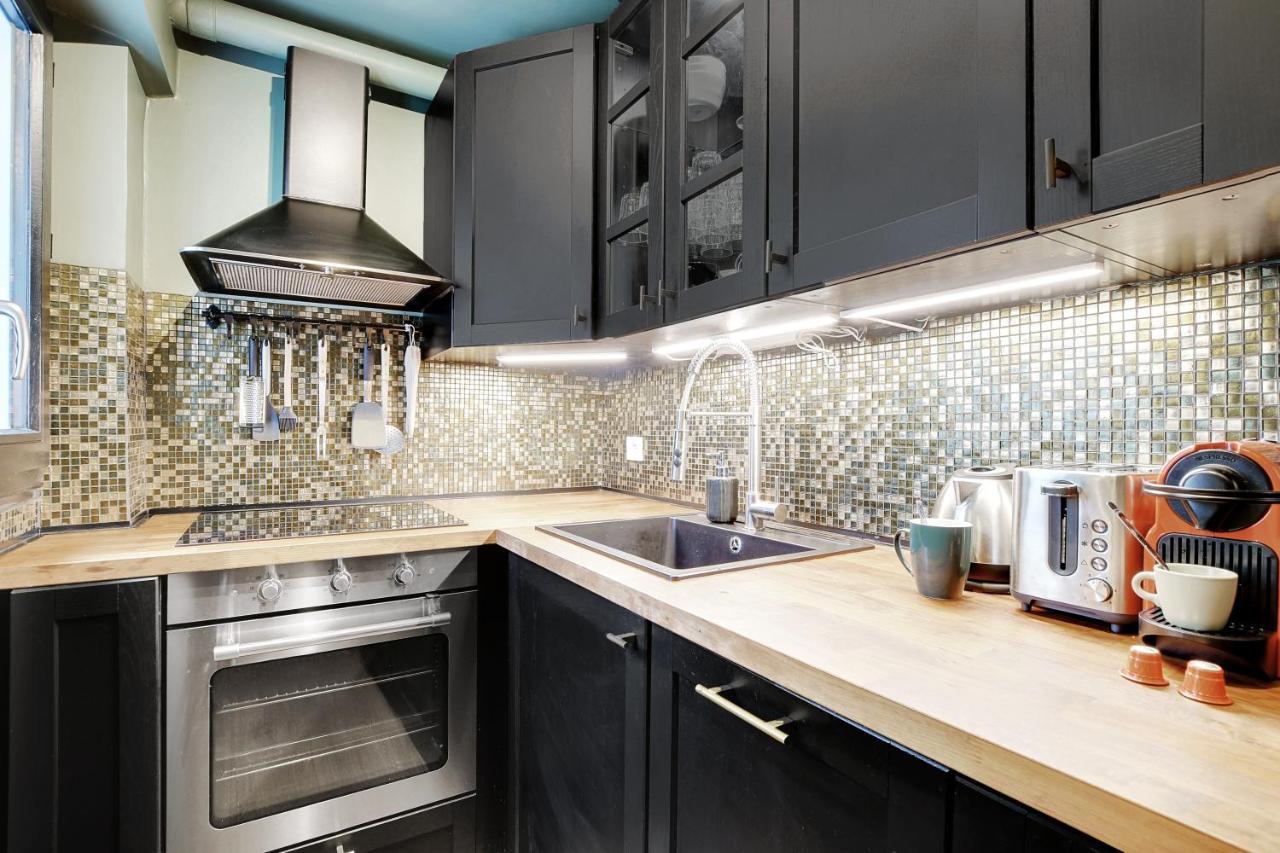 Chic -1br-4p- Marais - Republique Apartamento *
