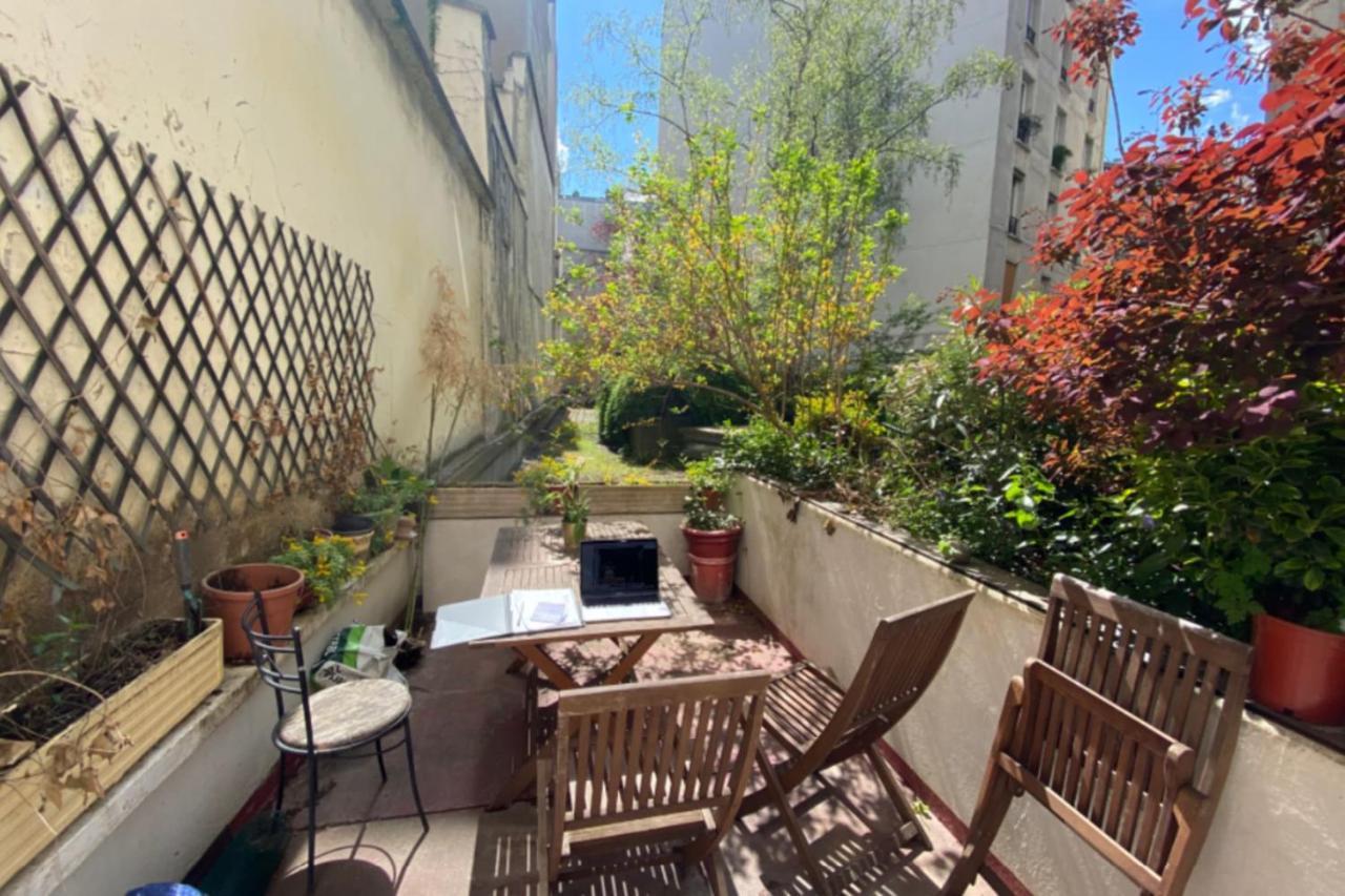 Peaceful Studio With Private Terrace In Montmartre