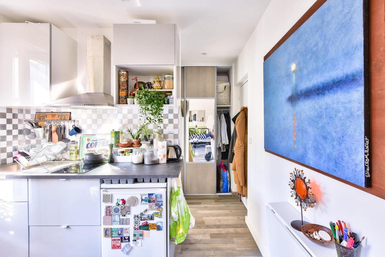 Bright Studio Of 30Sqm - Paris 20 Appartement