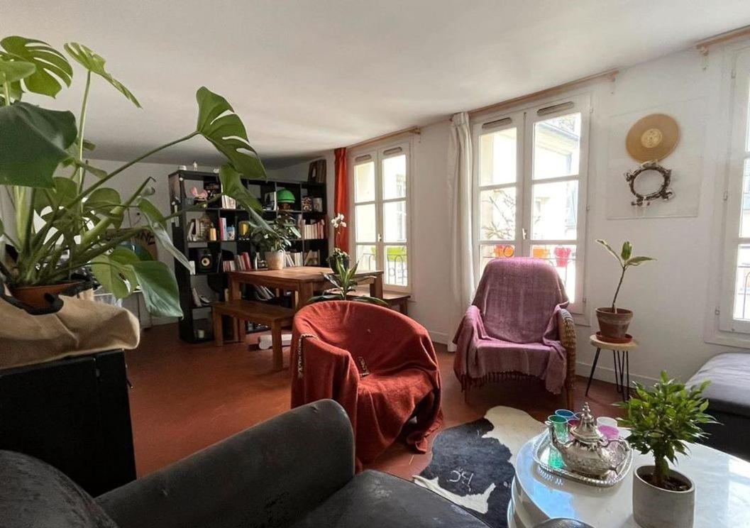 Séjour chez l'habitant Privées Dans Grand T4-paris Plein-centre *