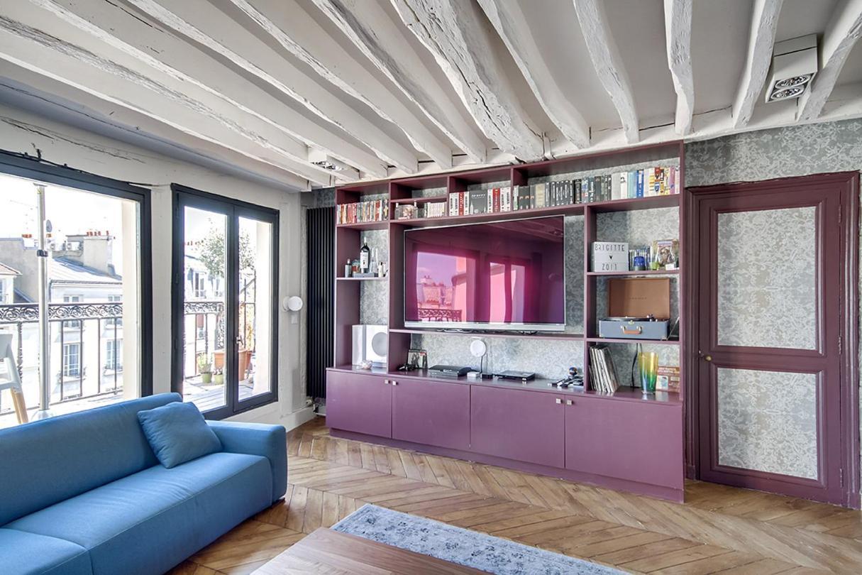 Beautiful With A Terrace In Le Marais