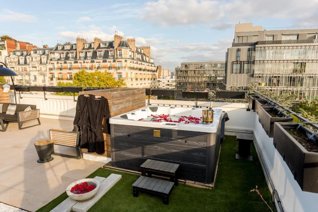 Penthouse 126 Jacuzzi Terrasse 16 Apartamento Paris