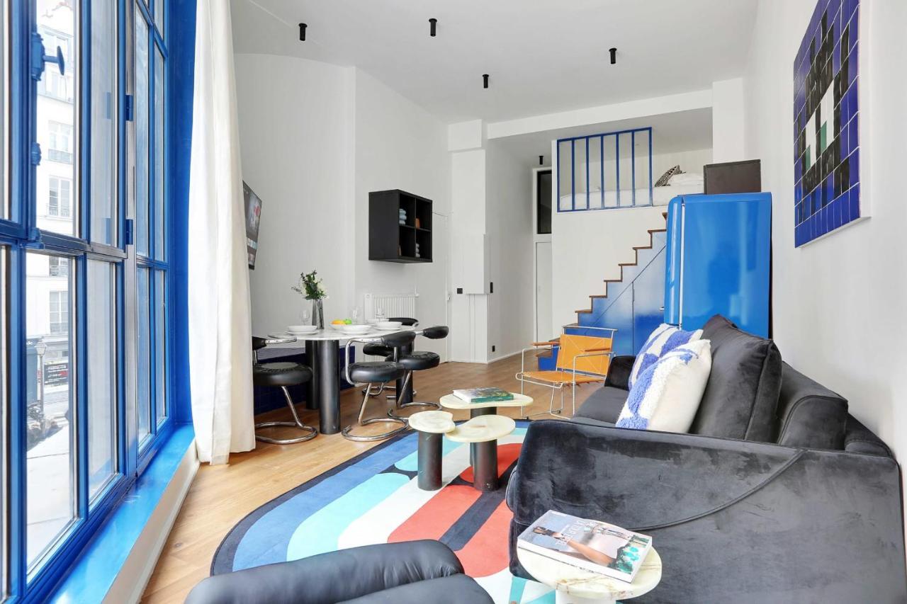 Apartamento Stylish Parisian Loft 1br6p - Sentier Center *