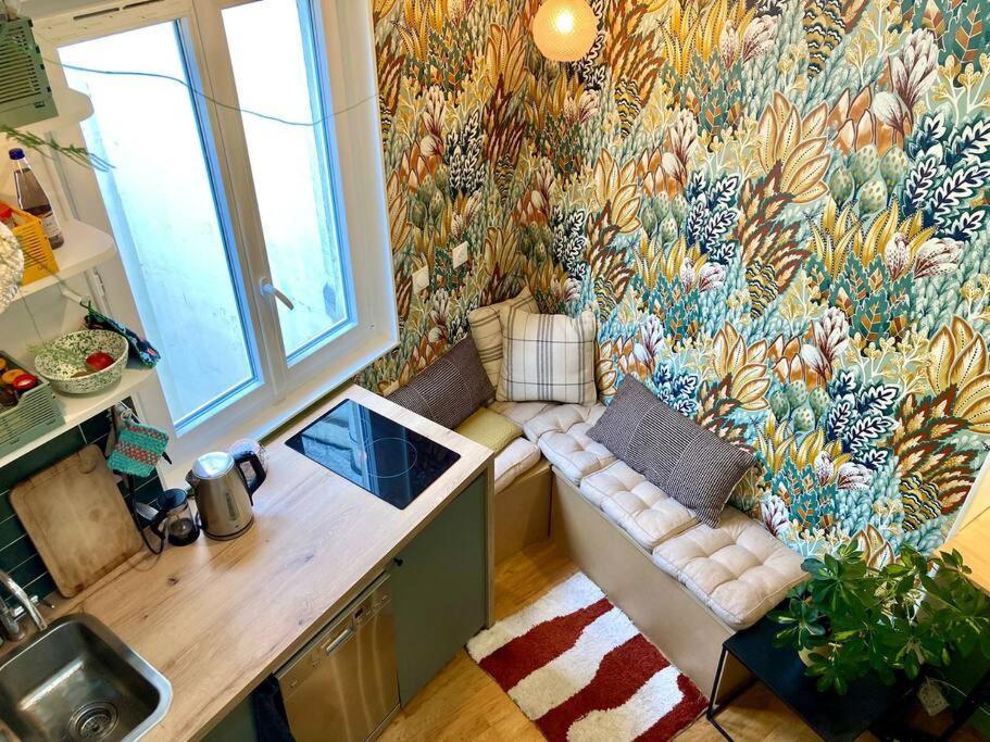 Apartamento Chez Valentine Au Coeur Des Buttes Chaumont Et Belleville Paris