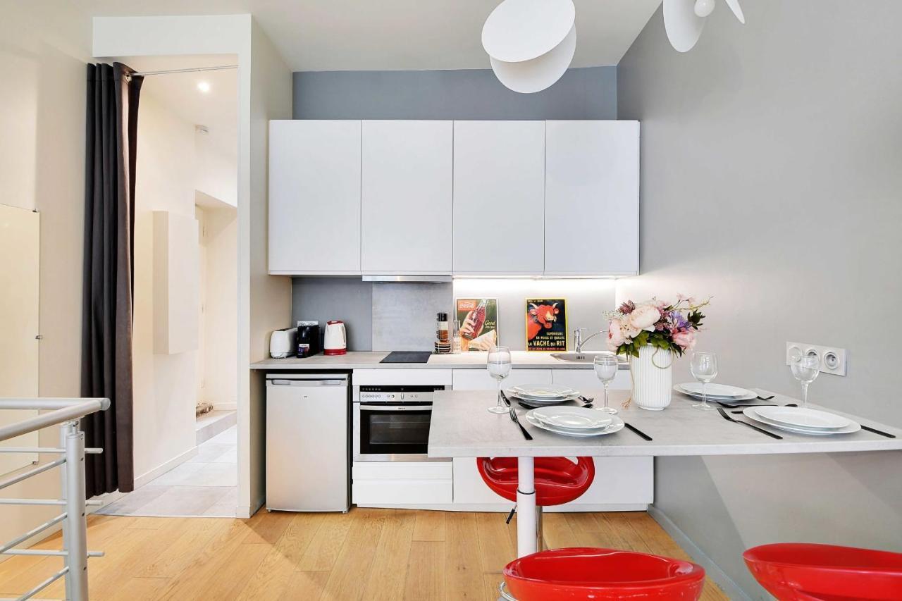 Charming Refurbished Studio -maraisbeaubourg Appartement *