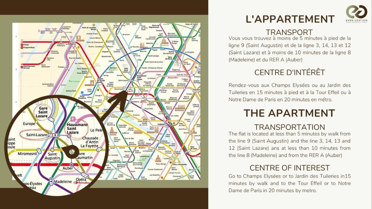 41.appart 4pers#madeleine#gallerie La Fayette Apartment