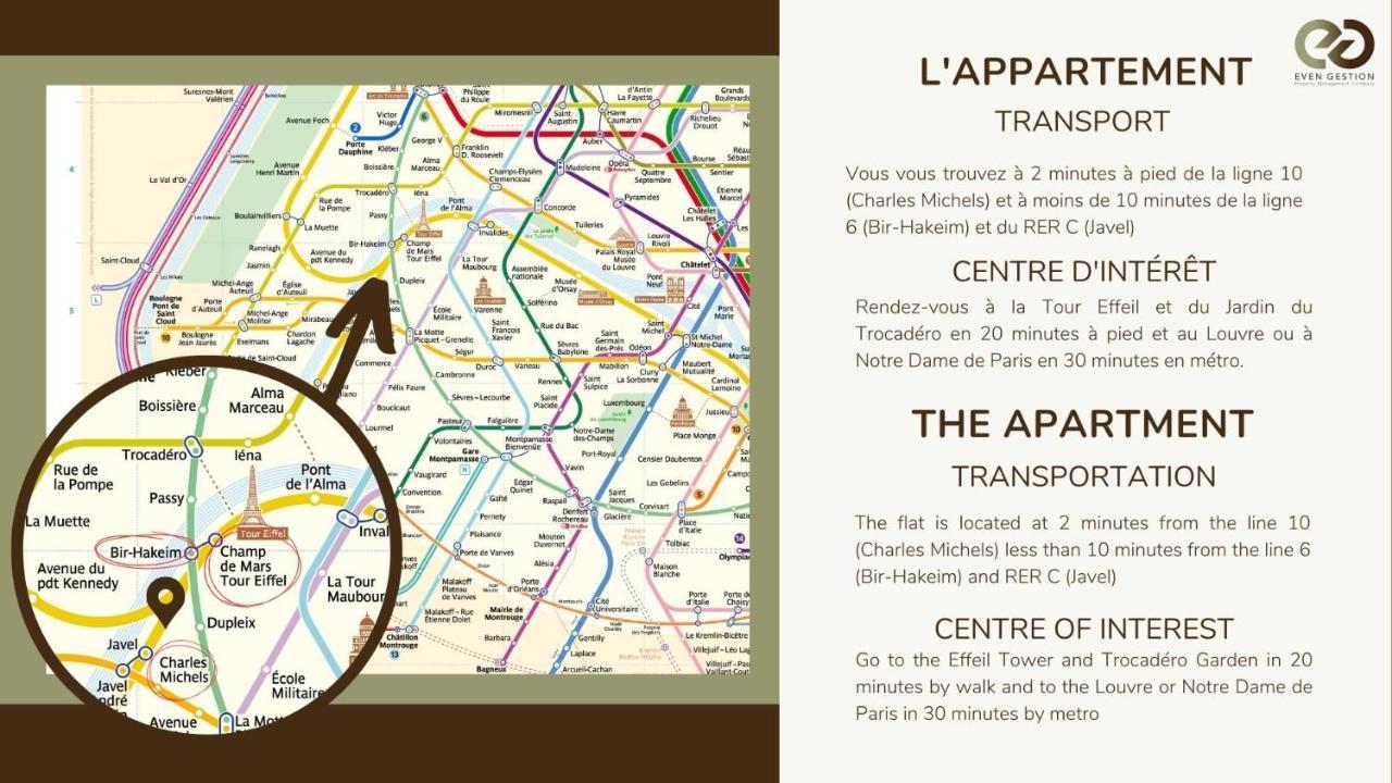 6pers#2 Chambres#beaugrenelle#paris 15#ac Paris