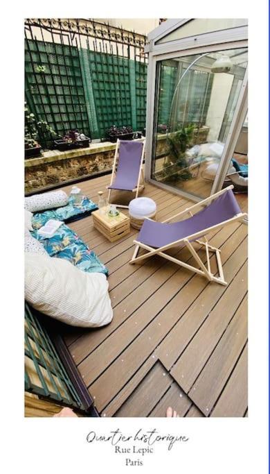 Lepic, Luxury Flat In Montmartre With Private Terrasse-appartement Entier * Paris
