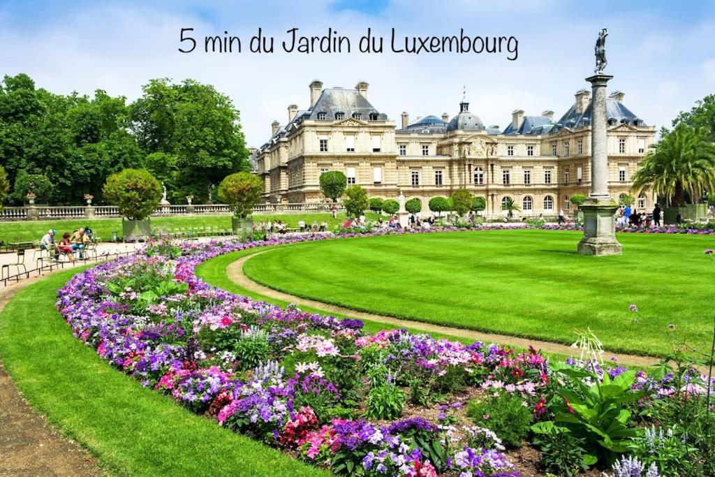 Le Refuge - Studio, Jardin Luxembourg, Montparnasse Apartamento