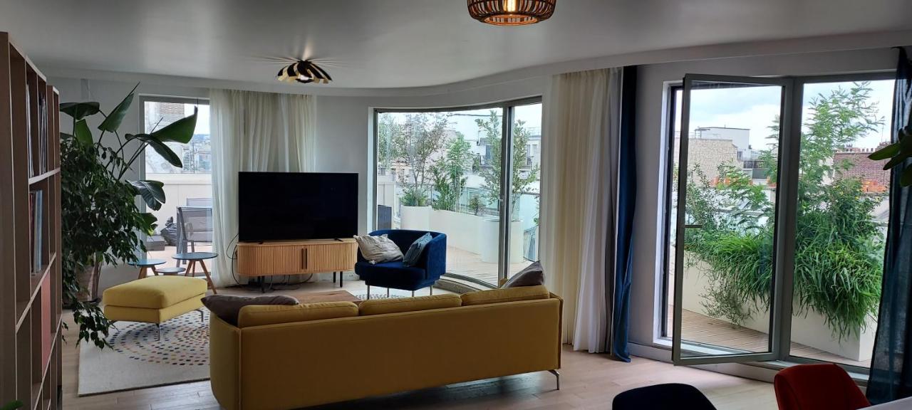 150m2 And A 45m2 Terrace At 8th Floor With Air Conditioning Apartamento Paris