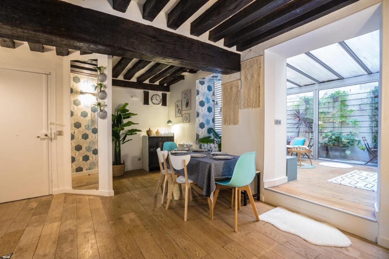 Apartamento Chic Avec Patio - 2br 6p - Le Marais