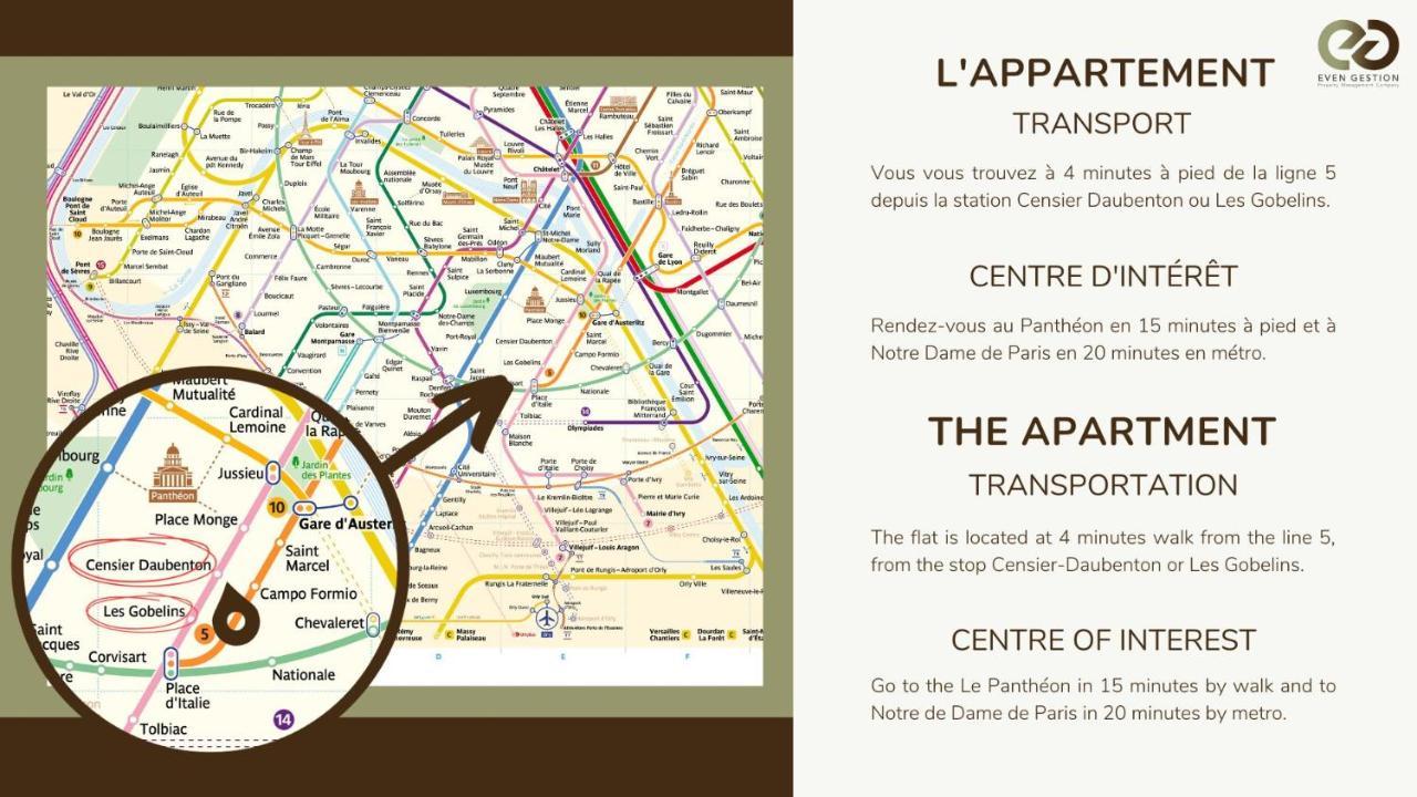 Appartement6p#2bedrooms#jardin Des Plantes