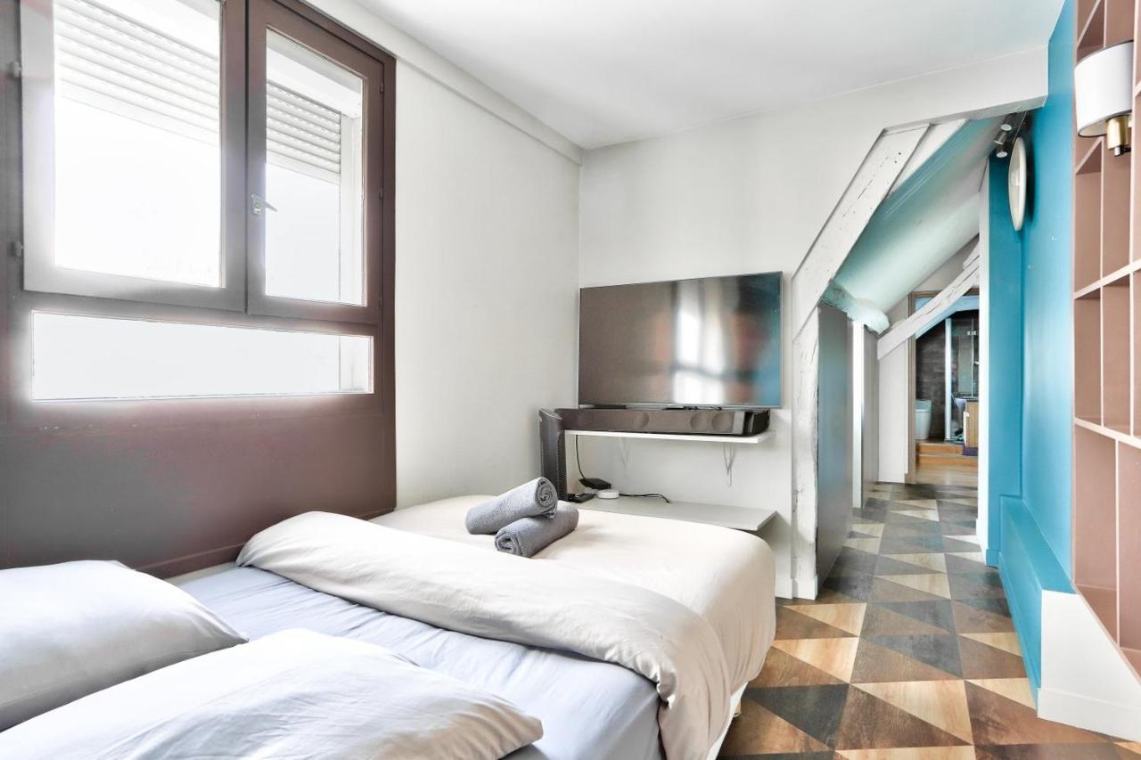 Le Marais Superb Terrace Free Netflix Appartement