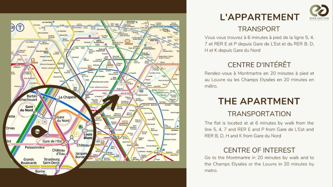 Apartamento 8pers#4bedrooms#4bathrooms#lafayette Paris