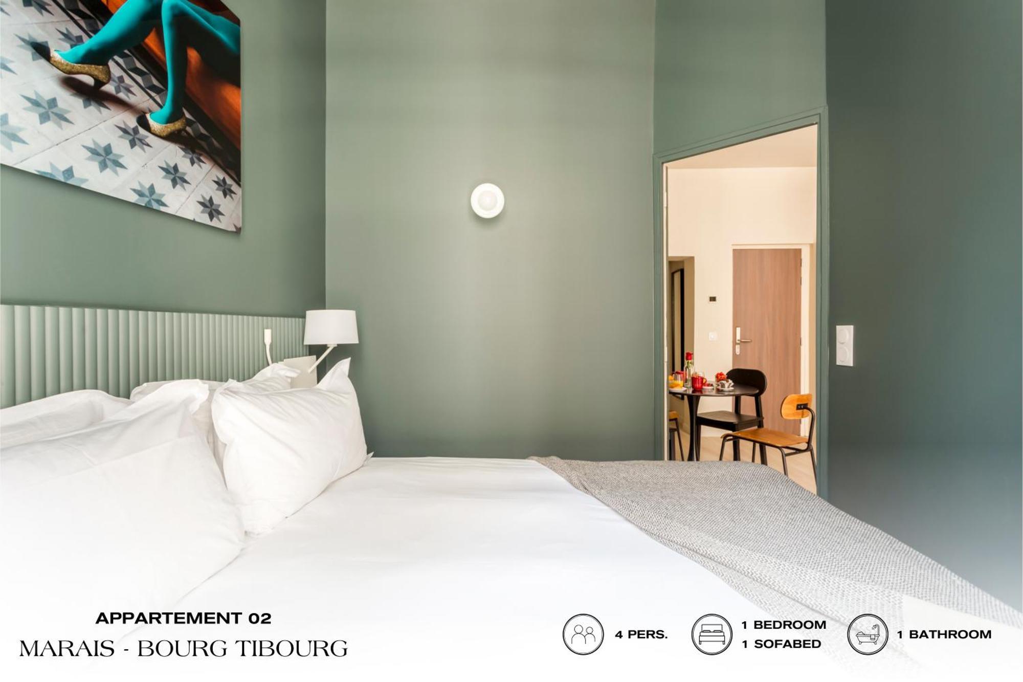 Apartamento Beauquartier - Marais, Bourg Tibourg