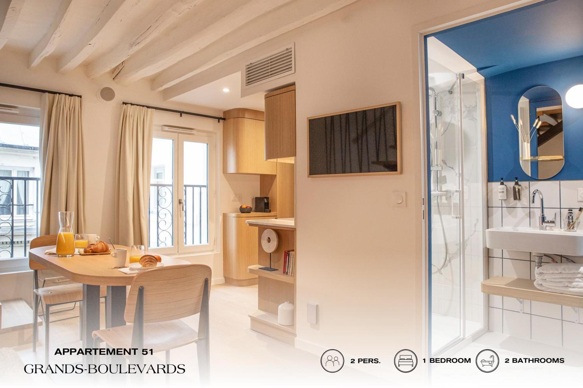 Beauquartier - Grands Boulevards Apartment