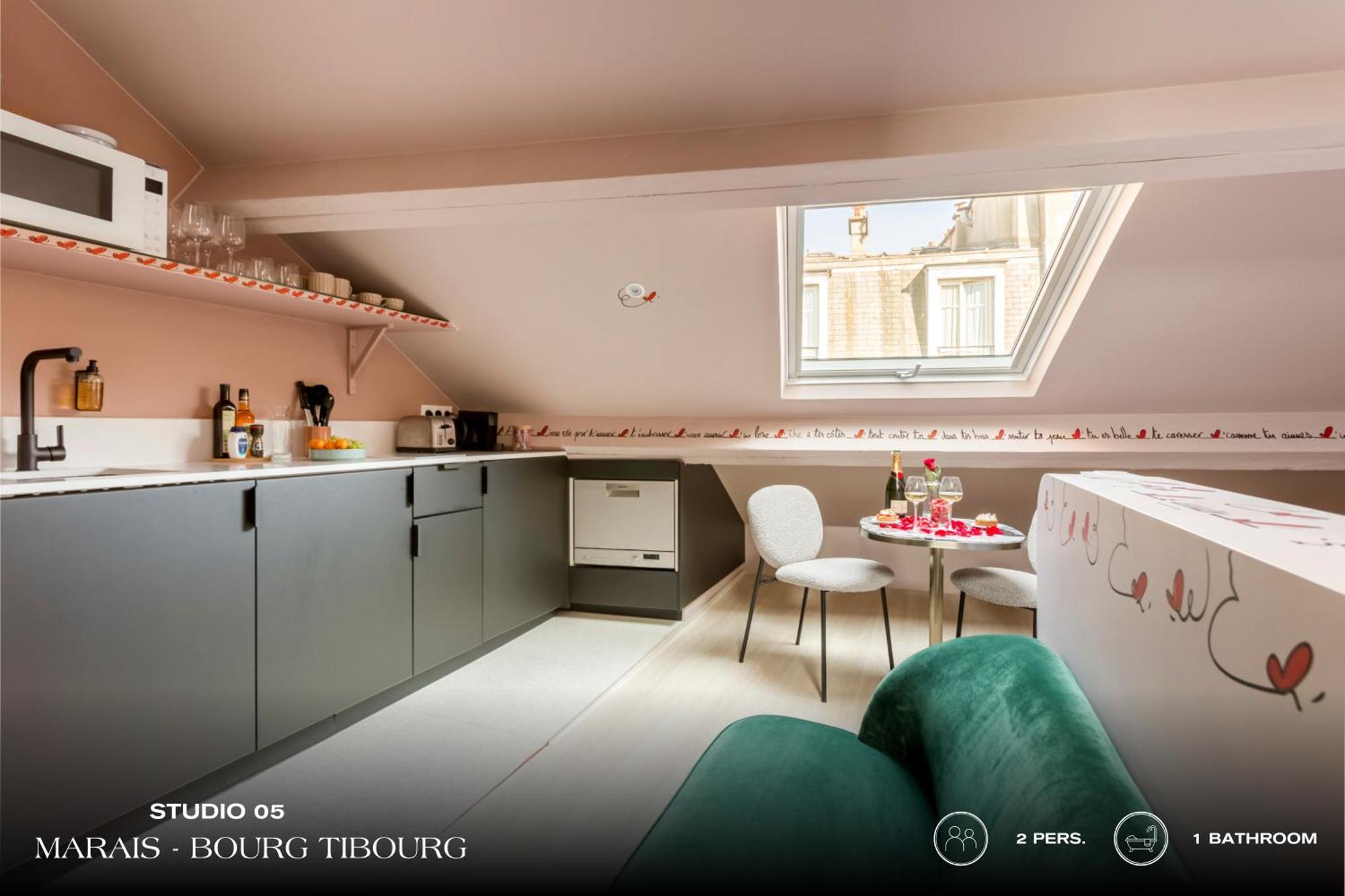 Apartamento Beauquartier - Marais, Bourg Tibourg