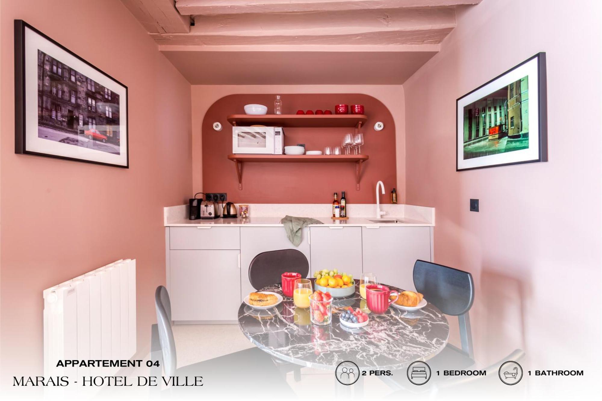 Beauquartier - Marais, Bourg Tibourg Apartamento