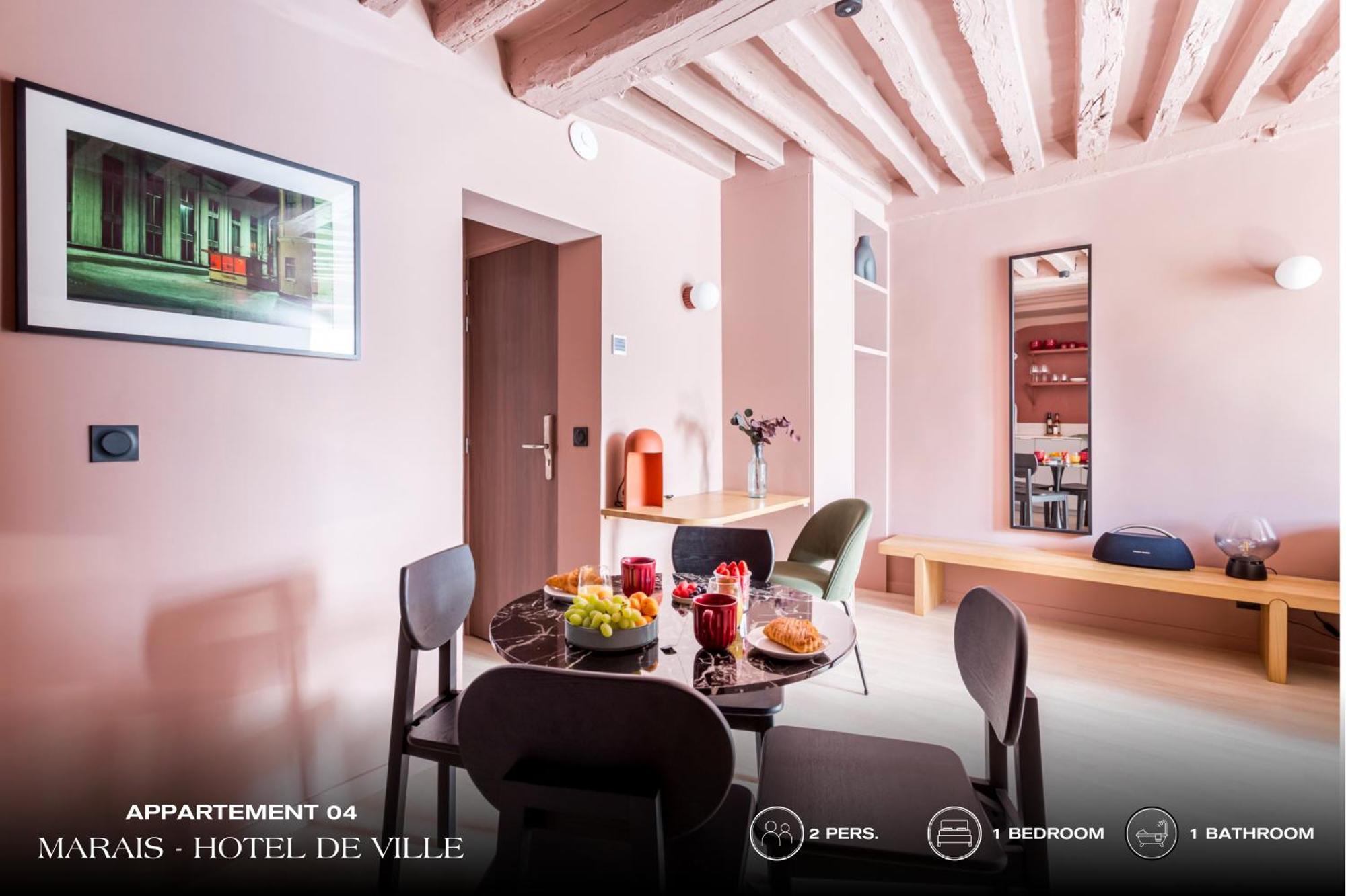 Apartamento Beauquartier - Marais, Bourg Tibourg Paris