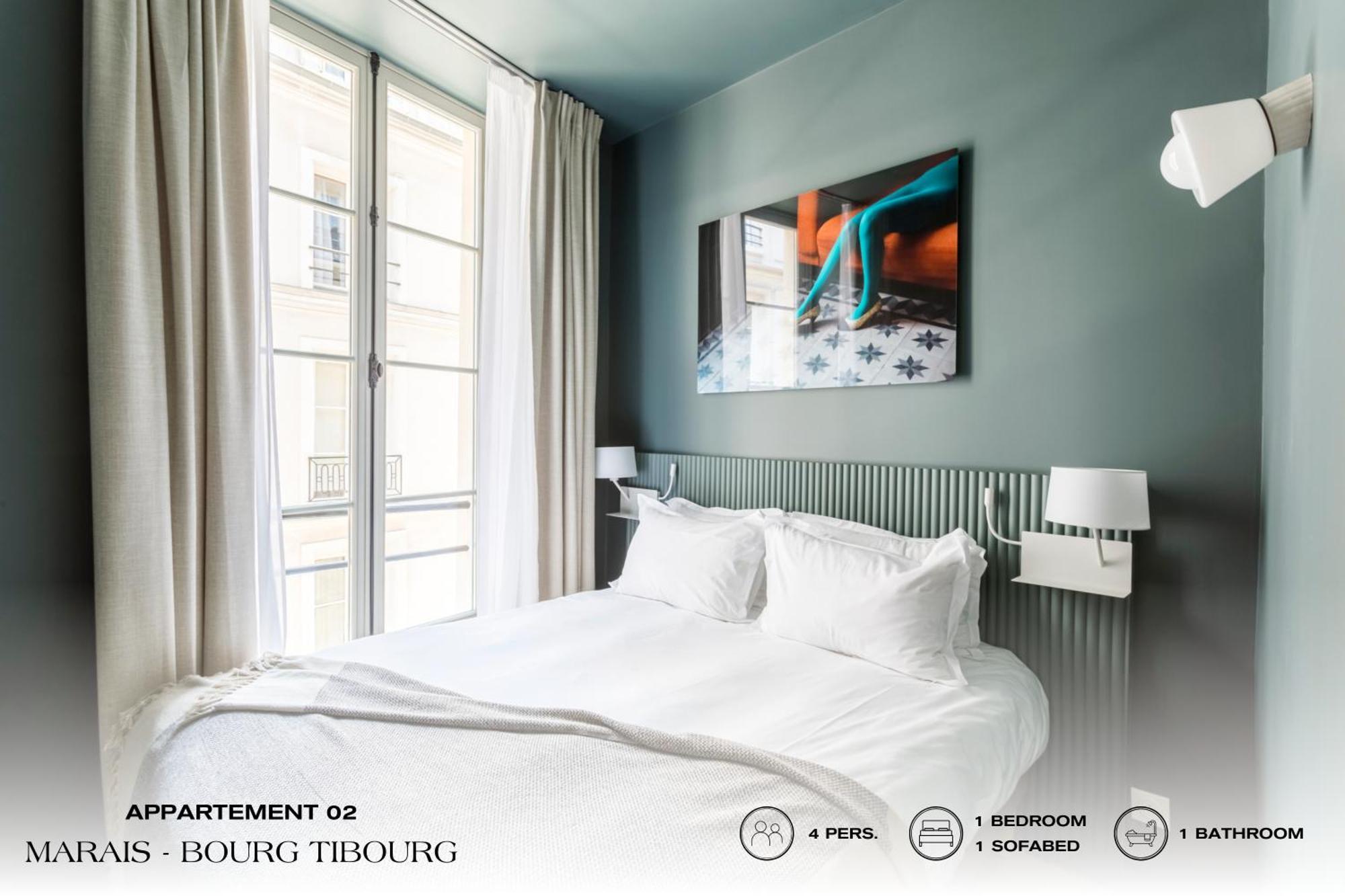 Beauquartier - Marais, Bourg Tibourg Apartamento