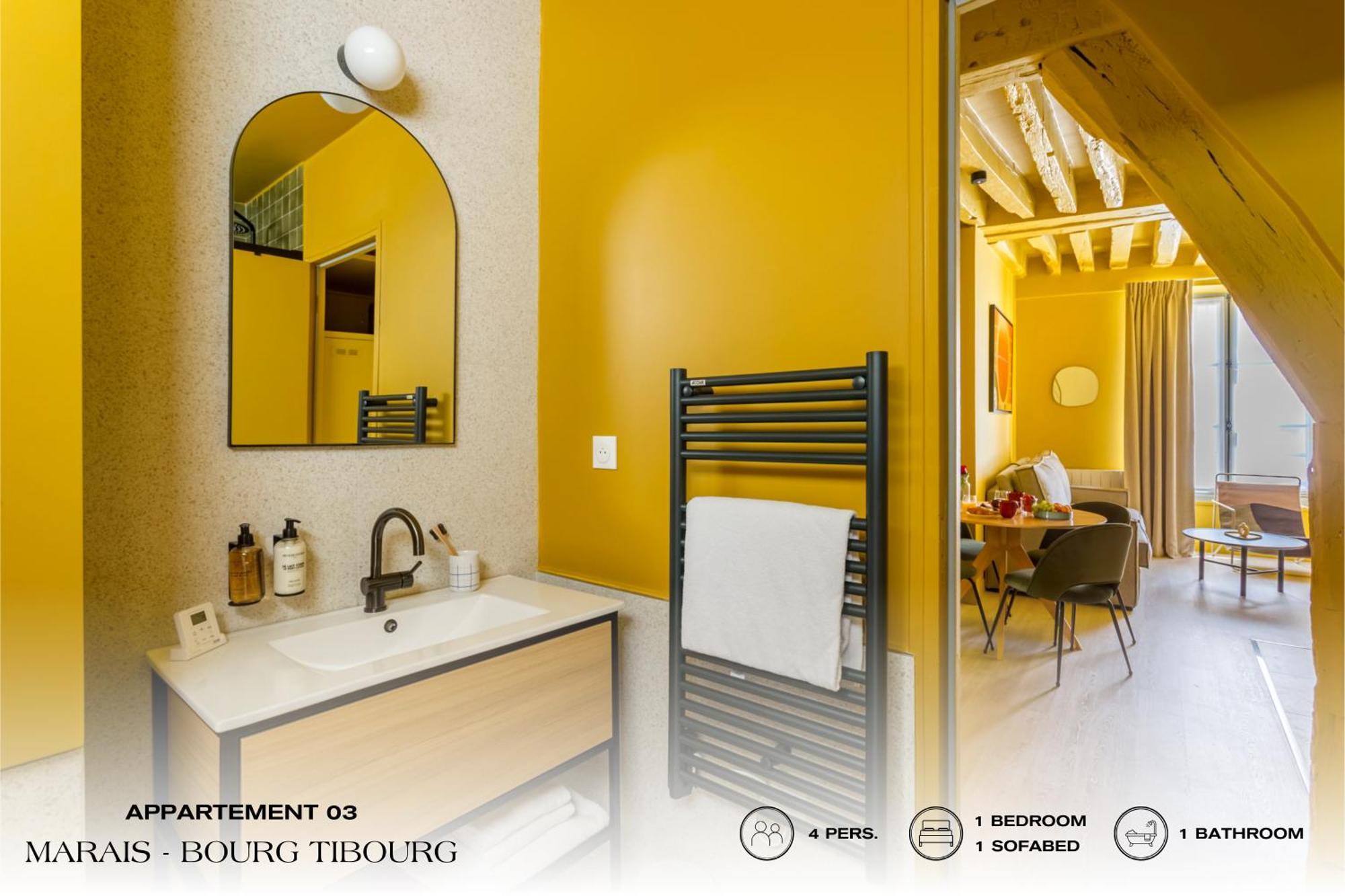 Apartamento Beauquartier - Marais, Bourg Tibourg *