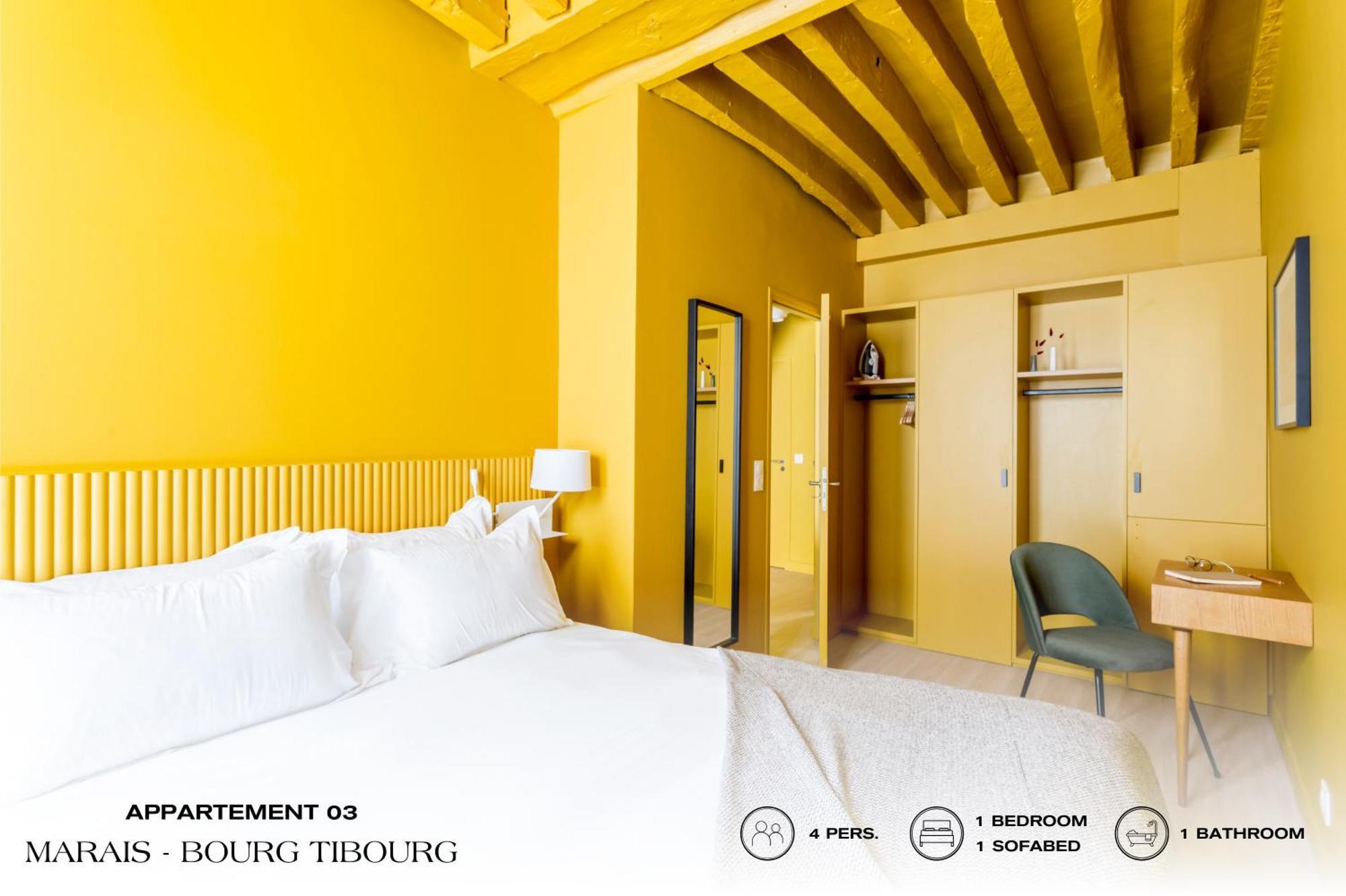 Beauquartier - Marais, Bourg Tibourg Apartamento *