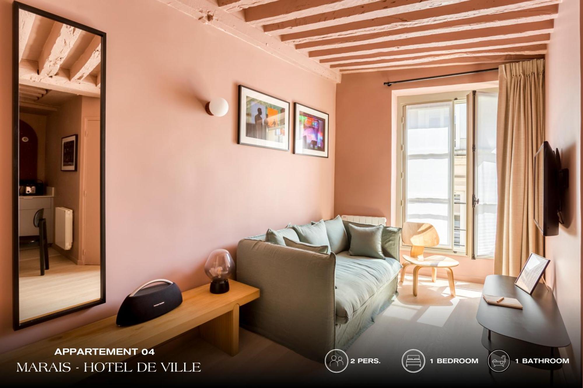 Apartamento Beauquartier - Marais, Bourg Tibourg