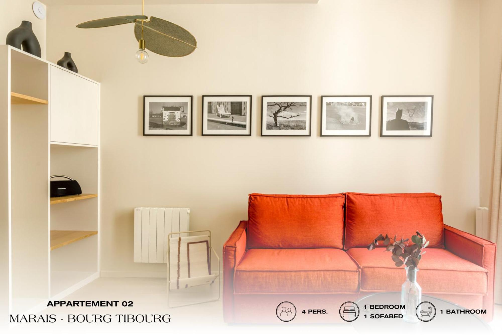 Beauquartier - Marais, Bourg Tibourg Apartamento Paris