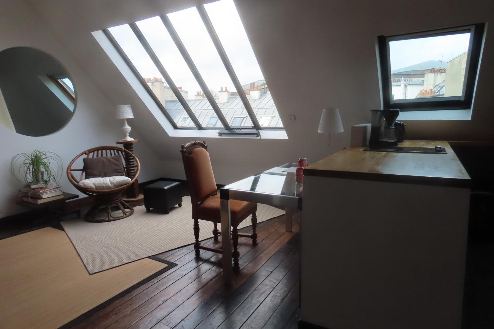 Loft Avec Vue Sur Tour Eiffel Appartement