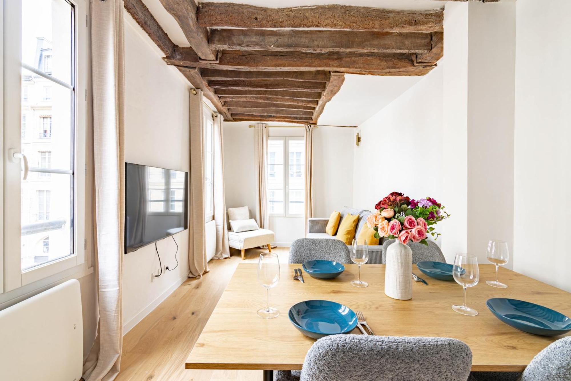 Apartamento Quartier Fontaine Chatelet Les Halles Free Netflix Paris