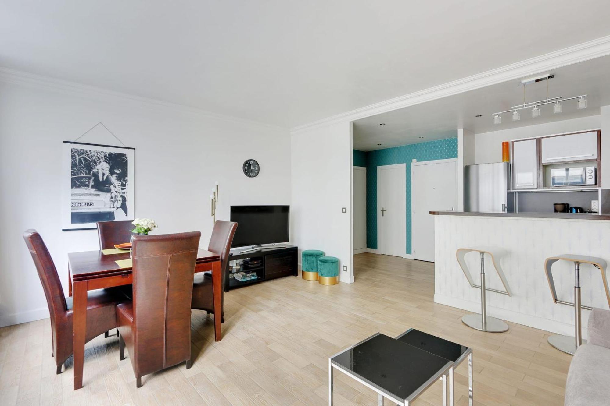Bibliotheque Francois Mitterand - Beautiful Bright Appartement Paris