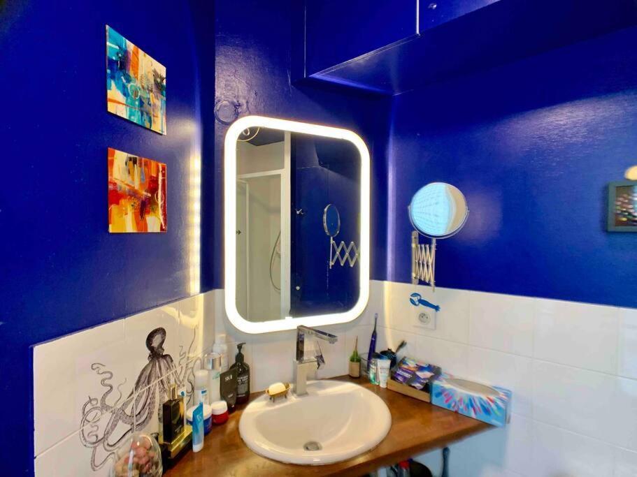 Artist Designed Flat In Central Area Montparnasse Apartment *