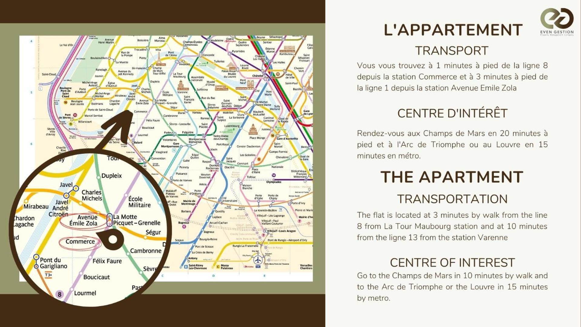 Appartement 4g#appart 8pers # 3 # Commerce # 15#ac *
