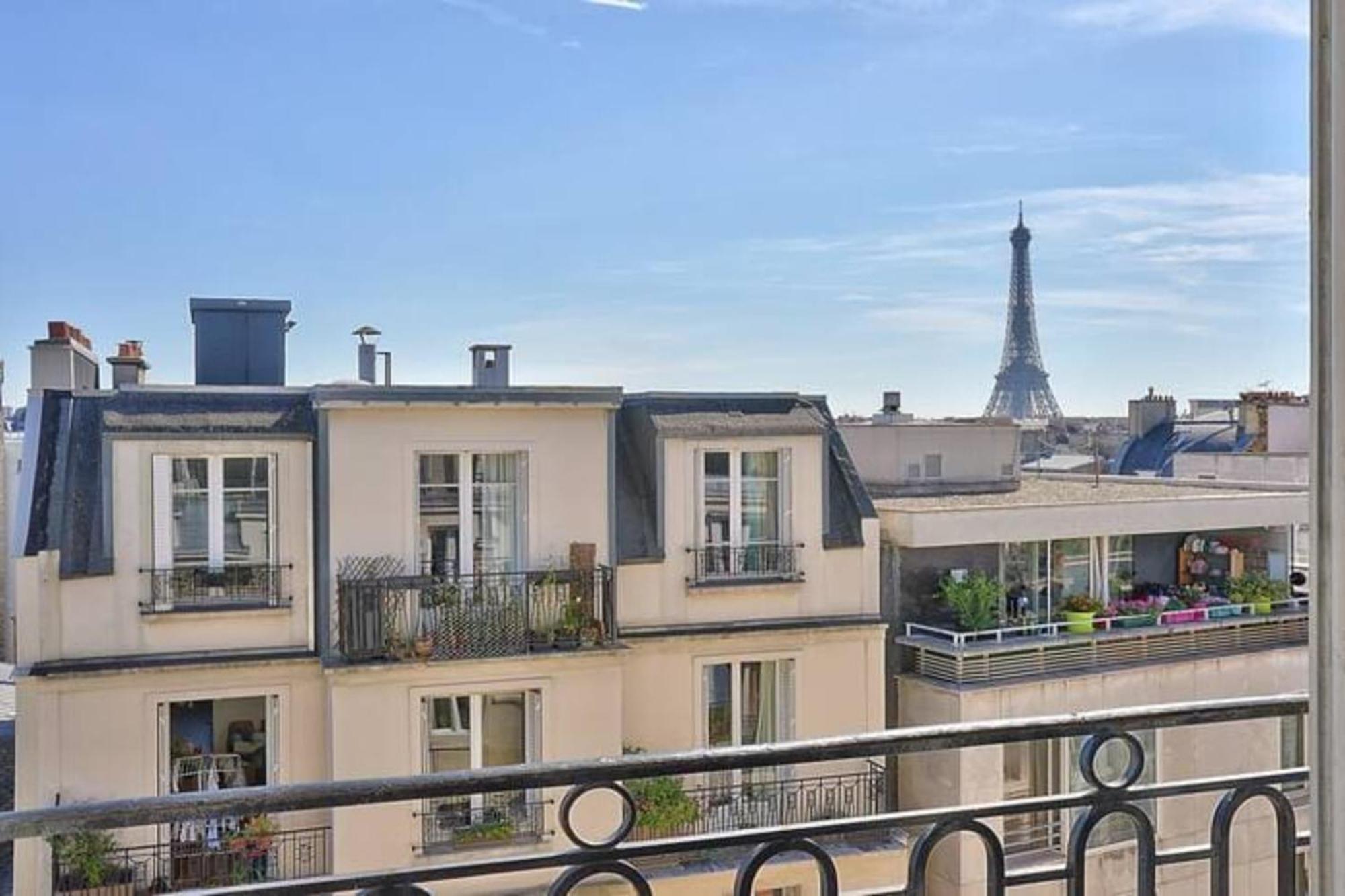 Apartment Charming With Eiffel Tower View Paris