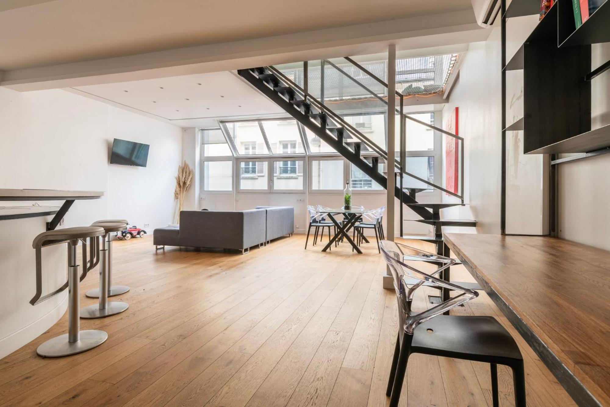 Loft Design & Familial Parc Des Buttes Chaumont Apartment