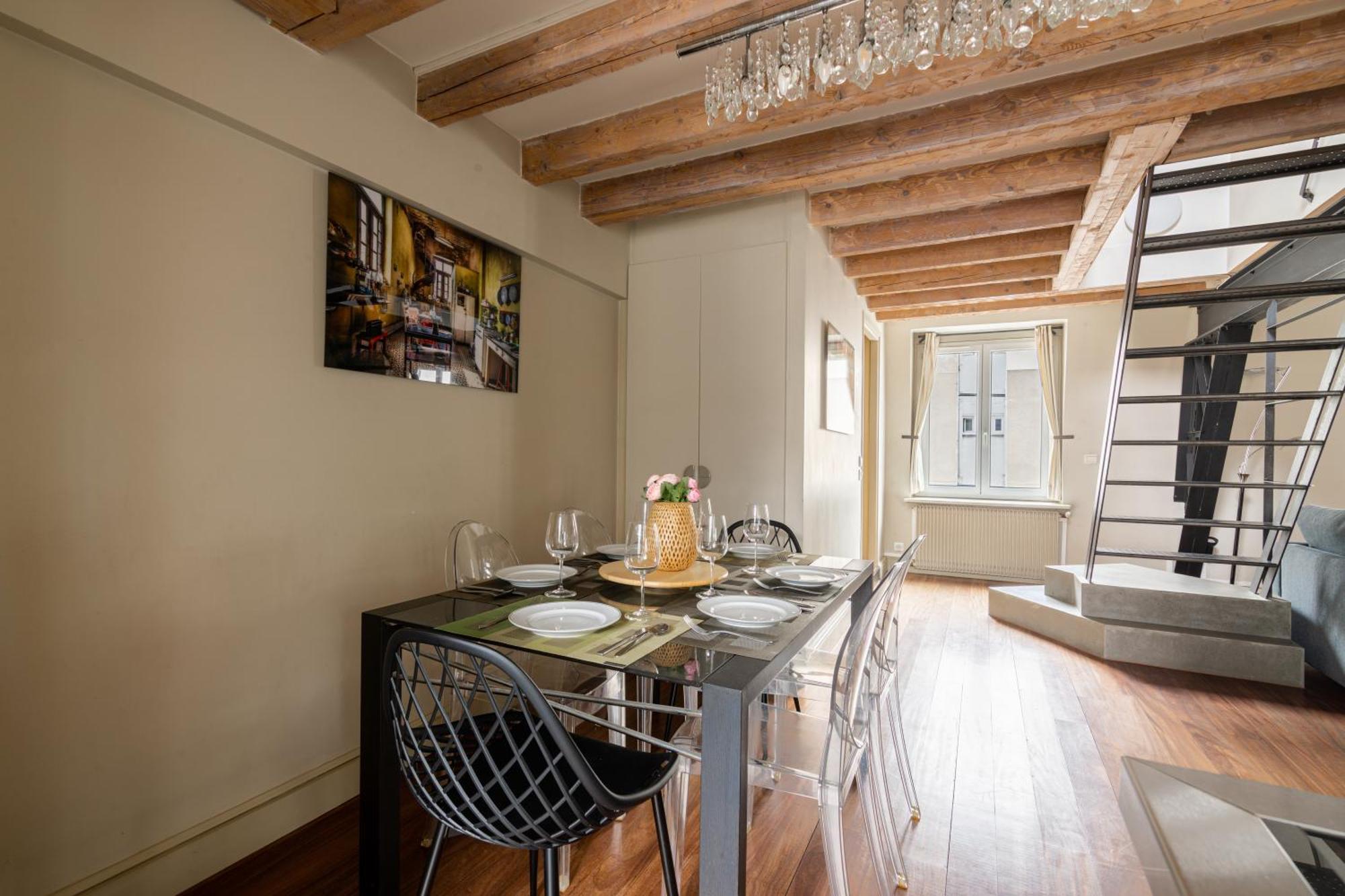 Quartier Mezzanine & 1br Le Marais Temple Free Netflix Appartement