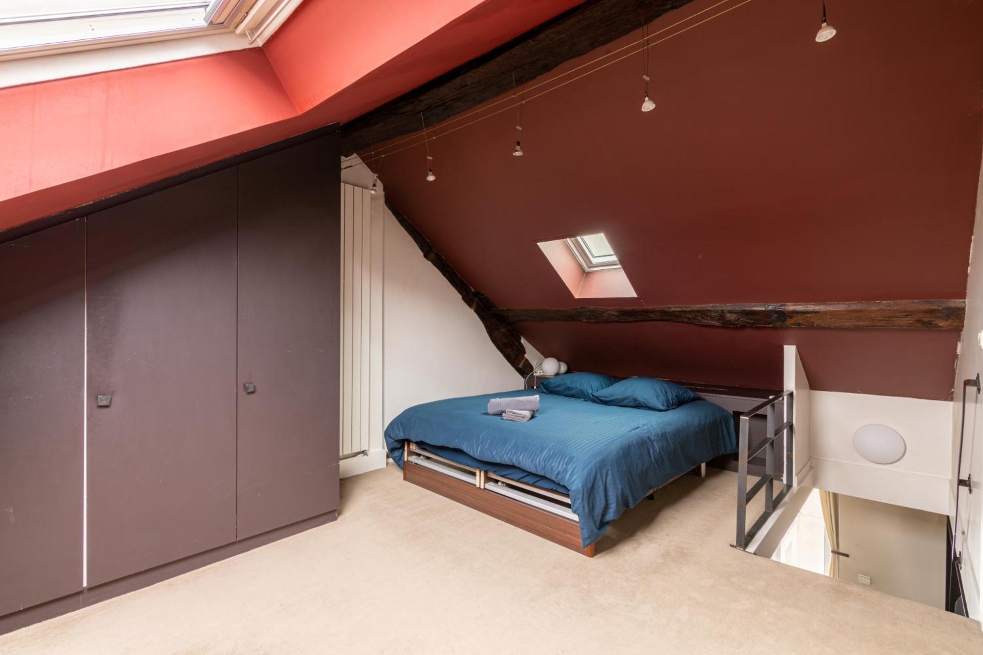Quartier Mezzanine & 1br Le Marais Temple Free Netflix * Paris