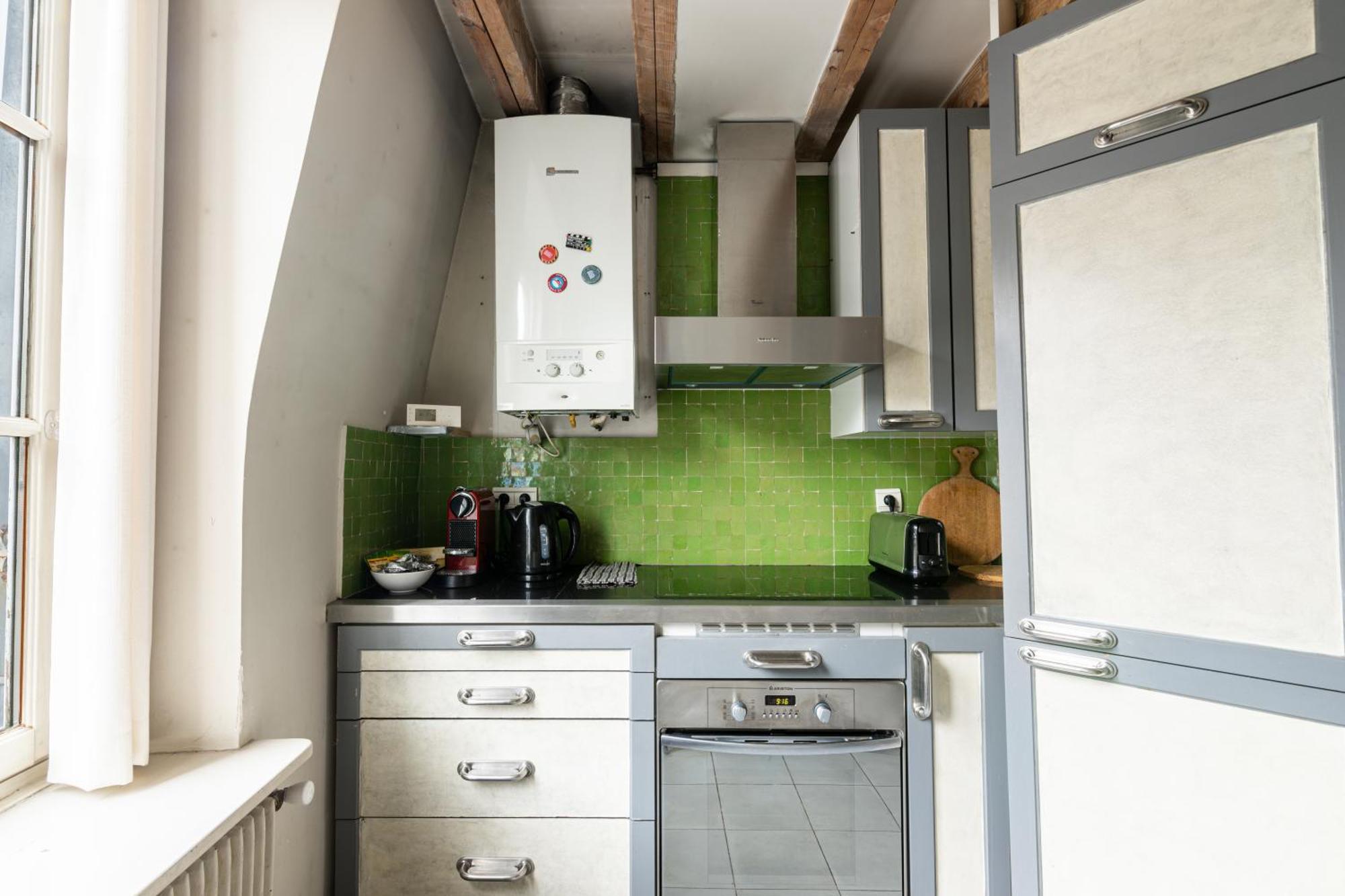 Appartement Quartier Mezzanine & 1br Le Marais Temple Free Netflix Paris