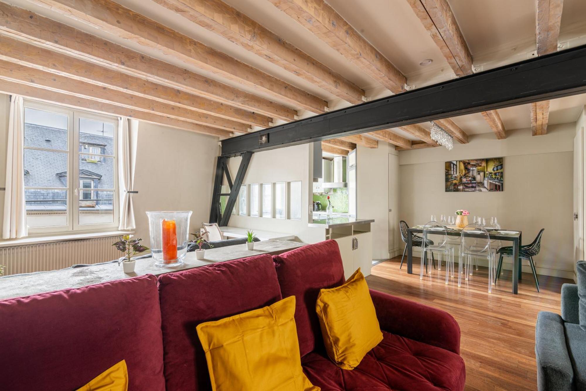 Quartier Mezzanine & 1br Le Marais Temple Free Netflix *