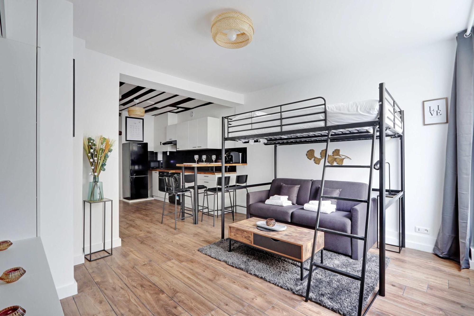 Spacious Studio Cute Neighborhood - Place D'italie *