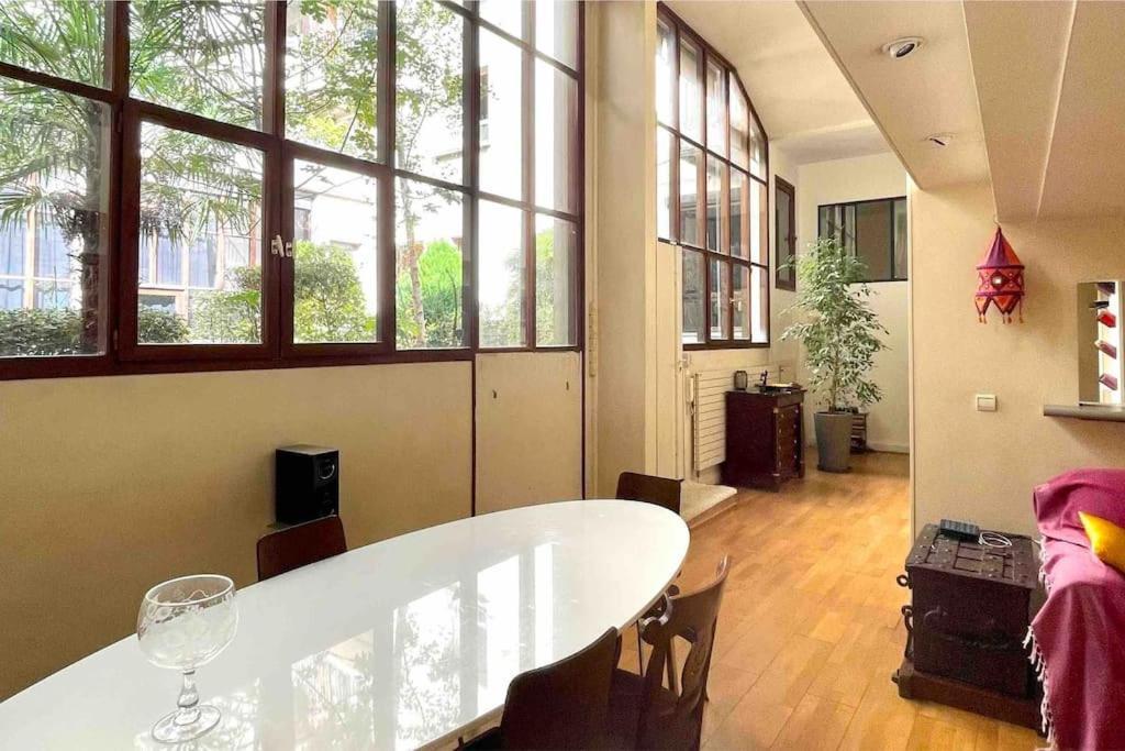 Loft On A Garden, Charm & Calm And Elegant Appartement *