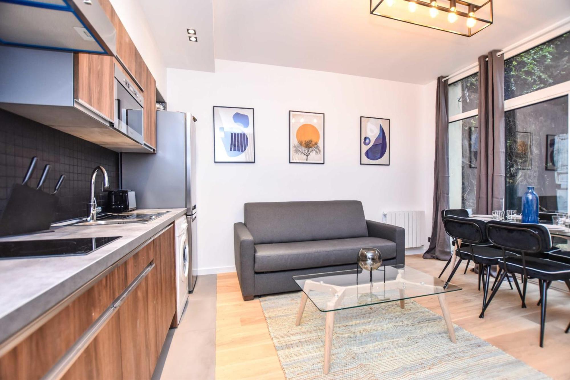 Elegant - 1br-5p - Parc De Belleville Apartamento