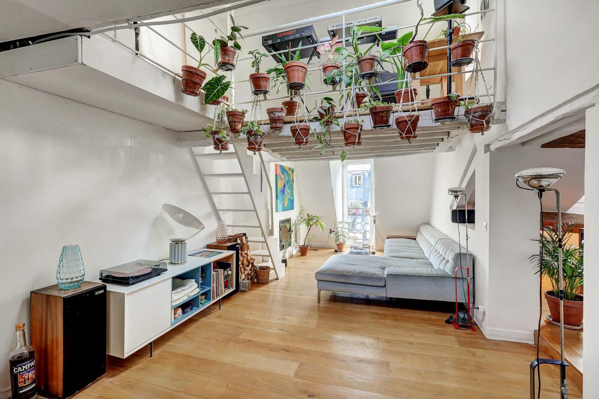 Pretty Parisian Penthouse Apartment